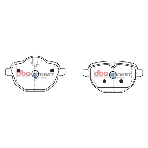 DBA DB2225SS Street Series Brake Pad Set Front