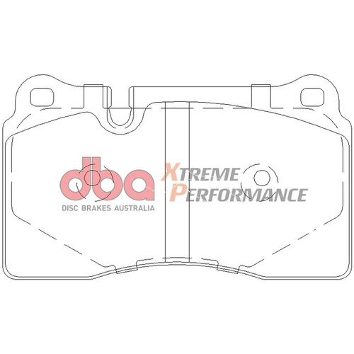 DBA DB2228XP Xtreme Performance Brake Pad Set Front