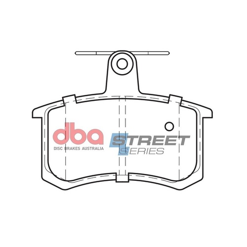 DBA DB222SS Street Series Brake Pad Set Rear