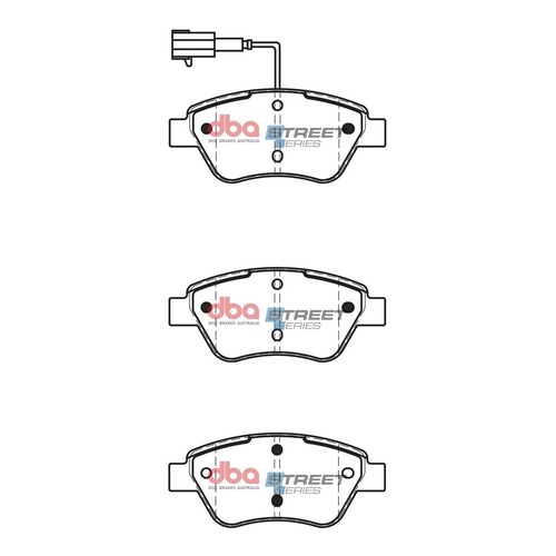 DBA DB2258SS Street Series Brake Pad Set Front