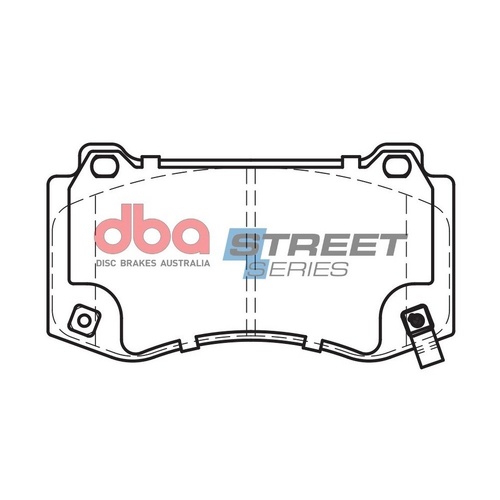 DBA DB2259SS Street Series Brake Pad Set Front