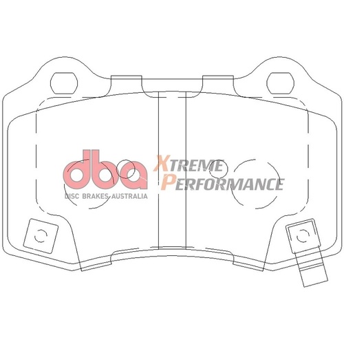 DBA DB2260XP Xtreme Performance Brake Pad Set Rear