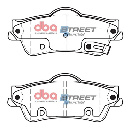 DBA DB2267SS Street Series Brake Pad Set Rear