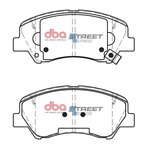 DBA DB2272SS Street Series Brake Pad Set Front