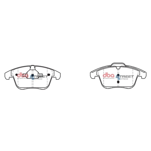 DBA DB2296SS Street Series Brake Pad Set Front