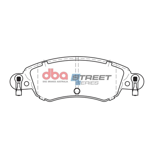 DBA DB2297SS Street Series Brake Pad Set Front