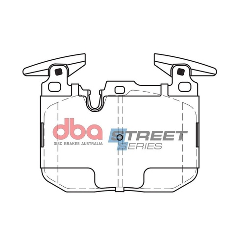 DBA DB2299SS Street Series Brake Pad Set Front