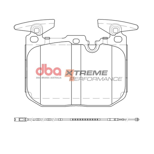 DBA DB2299XP Xtreme Performance Brake Pad Set Front
