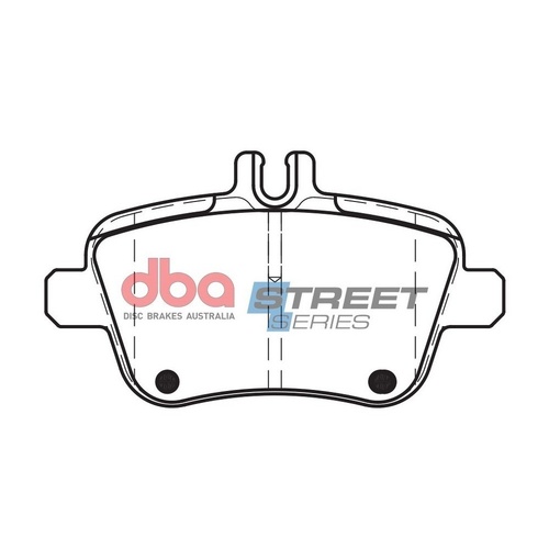 DBA DB2318SS Street Series Brake Pad Set Rear