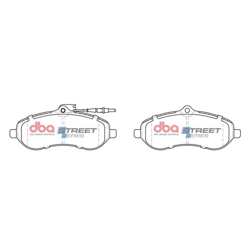 DBA DB2326SS Street Series Brake Pad Set Front