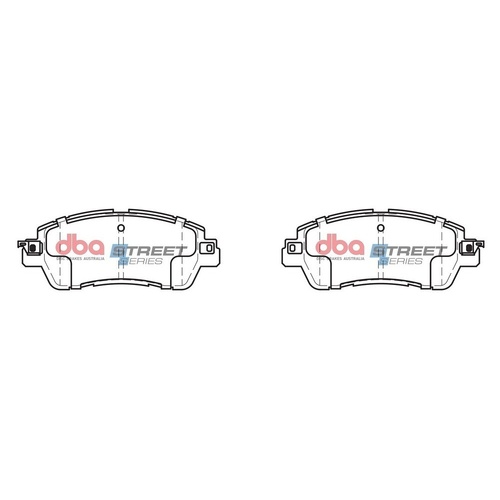 DBA DB2334SS Street Series Brake Pad Set Front