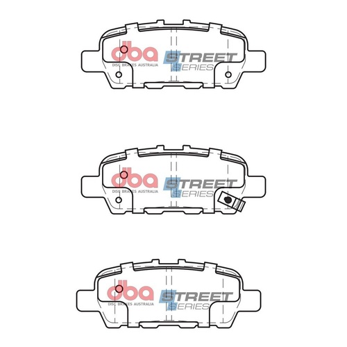 DBA DB2340SS Street Series Brake Pad Set Rear