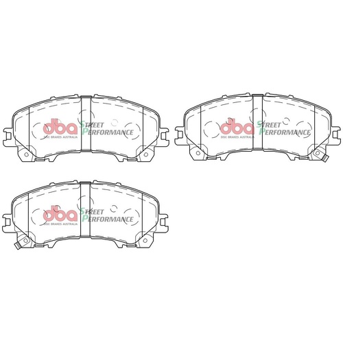 DBA DB2341SP Street Performance Brake Pad Set Front