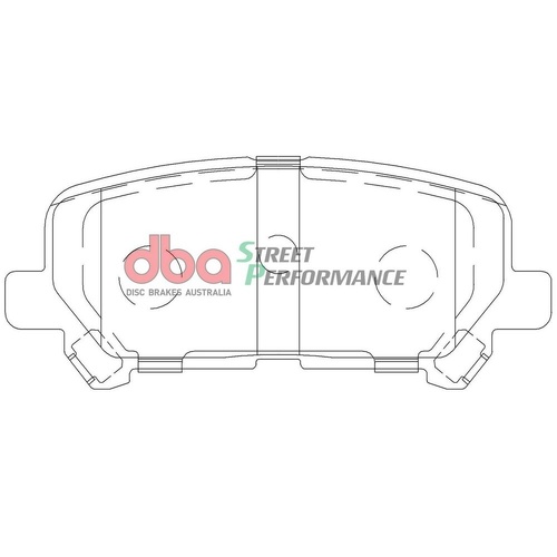 DBA DB2368SP Street Performance Brake Pad Set Rear