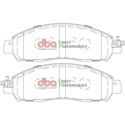 DBA DB2374SP Street Performance Brake Pad Set Front