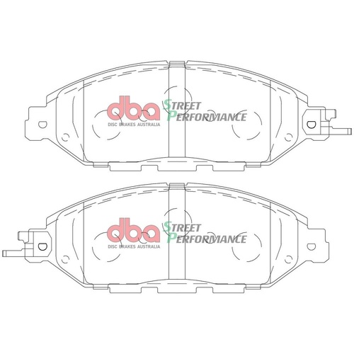 DBA DB2378SP Street Performance Brake Pad Set Front