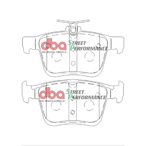 DBA DB2384SP Street Performance Brake Pad Set Rear