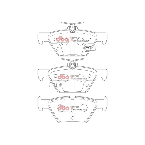 DBA DB2398XP Xtreme Performance Brake Pad Set Rear