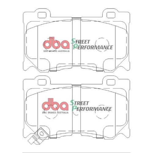DBA DB2400SP Street Performance Brake Pad Set Front