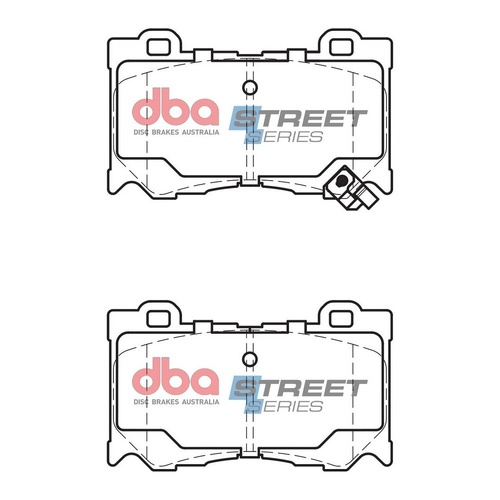 DBA DB2400SS Street Series Brake Pad Set Front