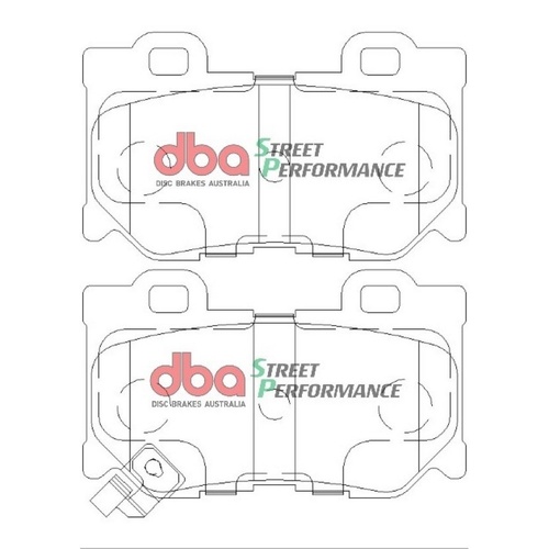 DBA DB2401SP Street Performance Brake Pad Set Rear