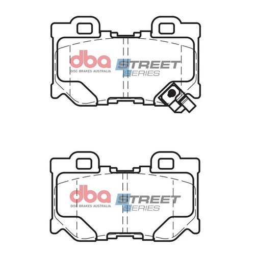 DBA DB2401SS Street Series Brake Pad Set Rear