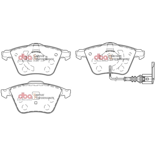 DBA DB2402XP Xtreme Performance Brake Pad Set Front