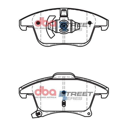 DBA DB2405SS Street Series Brake Pad Set Front