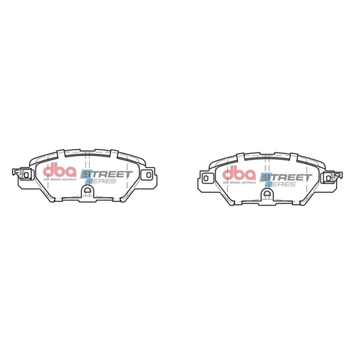 DBA DB2414SS Street Series Brake Pad Set Rear
