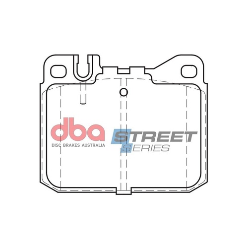 DBA DB243SS Street Series Brake Pad Set Front