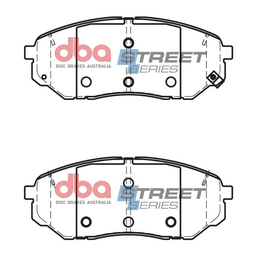 DBA DB2446SS Street Series Brake Pad Set Front