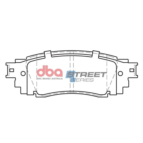 DBA DB2469SS Street Series Brake Pad Set Rear