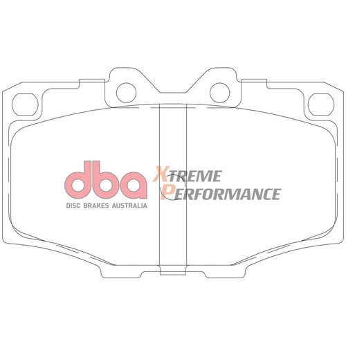 DBA DB288XP Xtreme Performance Brake Pad Set Front