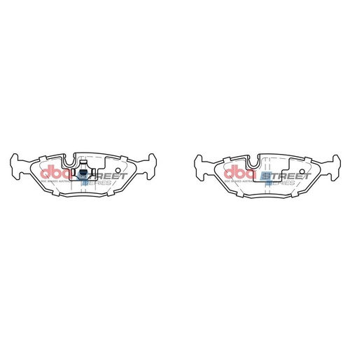 DBA DB296SS Street Series Brake Pad Set Rear