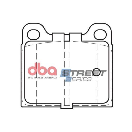 DBA DB2SS Street Series Brake Pad Set Rear