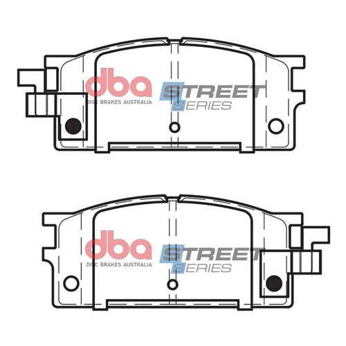 DBA DB327SS Street Series Brake Pad Set Front