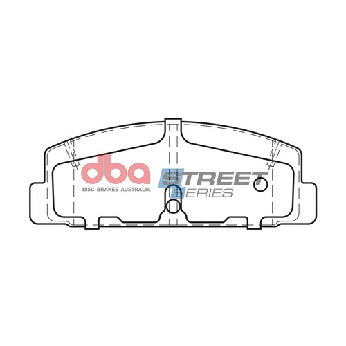 DBA DB417SS Street Series Brake Pad Set Rear