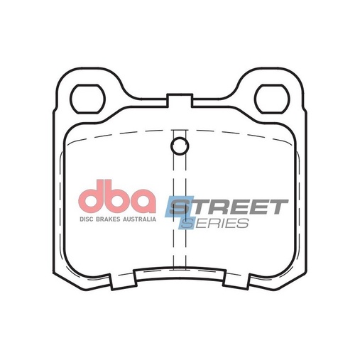 DBA DB433SS Street Series Brake Pad Set Rear