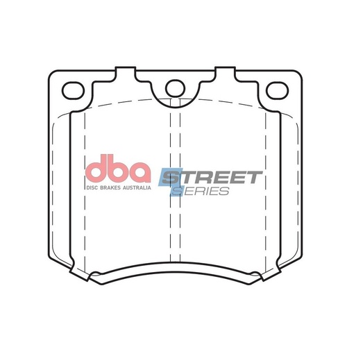 DBA DB625SS Street Series Brake Pad Set Front