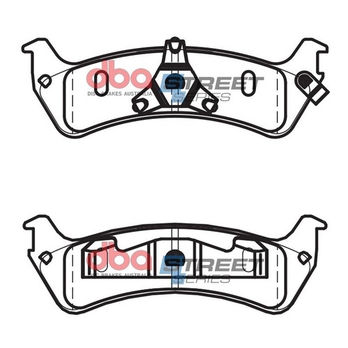 DBA DB7545ASS Street Series Brake Pad Set Rear