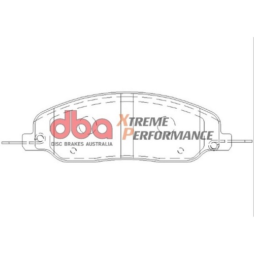 DBA DB7986XP Xtreme Performance Brake Pad Set Front
