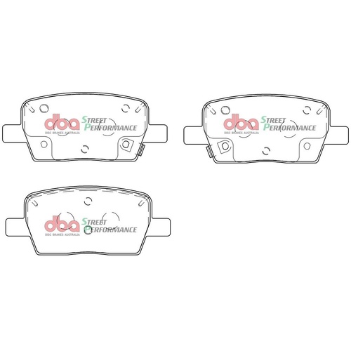 DBA DB9105SP Street Performance Brake Pad Set Rear