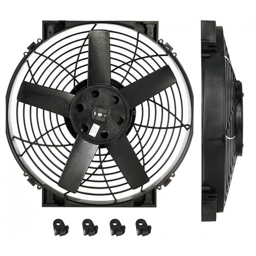14" Electric Fan Only - Includes Fan Assembly & Mounting Feet, Requires Wiring Loom, Relay, Mounting Hardware and Instructions