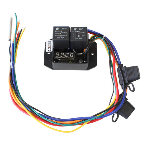 Digital Thermatic Fan Switch - Use with electric thermo fans & Electric Water Pumps