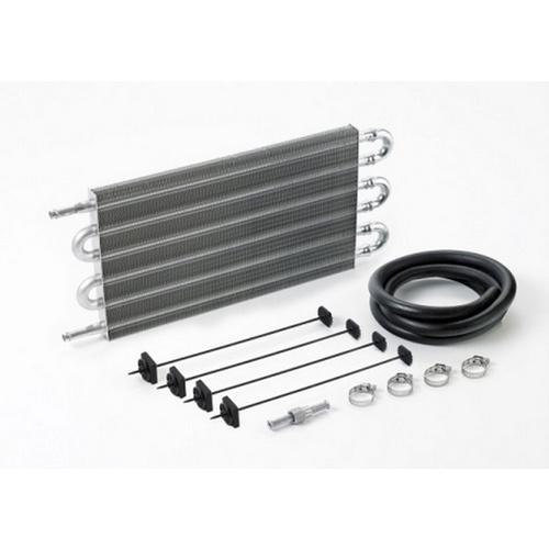 Ultra-Cool Transmission Cooler with 3/8" Push-on Fittings - 127mm (H) x 324mm (L) x 19mm (Thick)