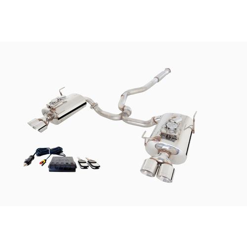 X-Force STAINLESS STEEL 3″ CAT-BACK SYSTEM WITH VAREX MUFFLERS