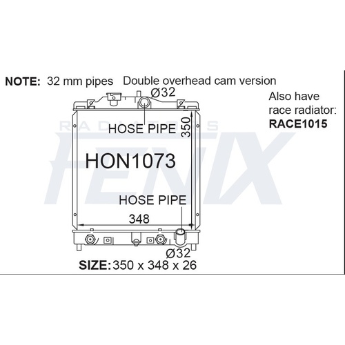 Radiator (HON1073-PA26A)