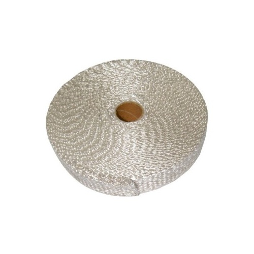 Exhaust Heat Wrap Ceramic Fibre Glass 3mm Thick 25mm Wide 15M Long 800c (HWC03)