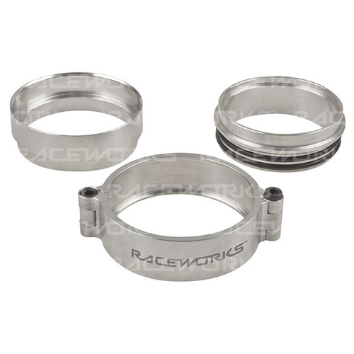 Aluminium Pipe Clamp 3.0" Polished