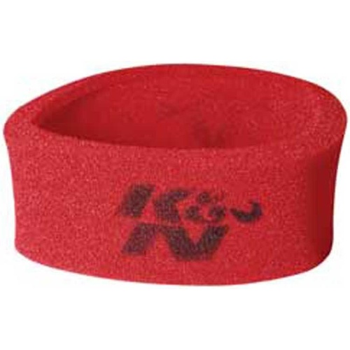 Red Foam Round Straight Precharger Filter Wrap